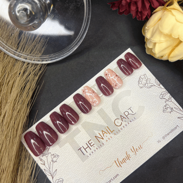 Brown & Peach with Flowers - TNC