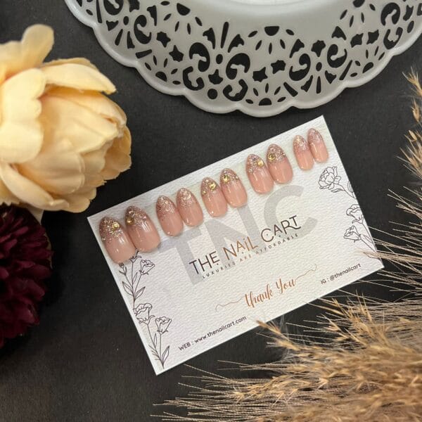 Beige With Glittery Stone – TNC